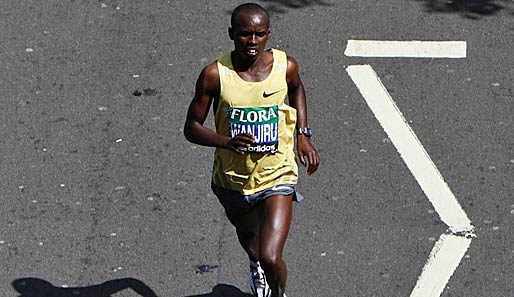 Sammy Wanjiru gab erst 2007 sein Debüt auf der Marathon-Strecke