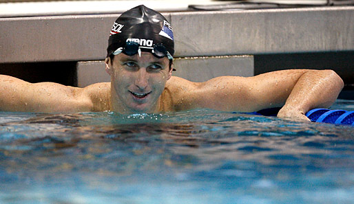 Aaron Peirsol wurde 2004 in Athen Olympiasieger über 100 m und 200 m Rücken