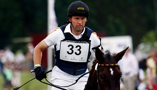 Andreas Dibowski wurde 2008 Mannschaftsolympiasieger in der Vielseitigkeit