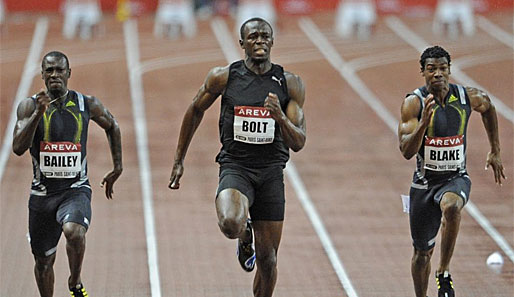 Usain Bolt lief bei Olympia in Peking die 100m in 9,69 Sekunden - Weltrekord