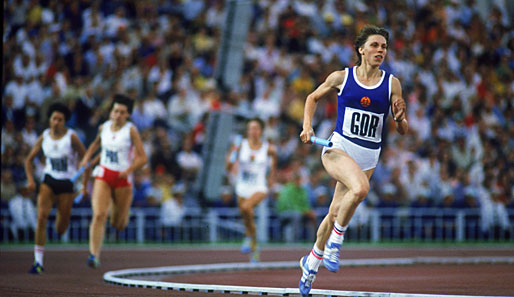 Marita Koch stellte bei der EM 1982 in Athen den Weltrekord über 400m auf