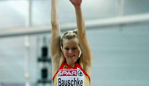 Melanie Bauschke gewann mit glänzenden 6,83m die EM-Goldmedaille im Weitsprung