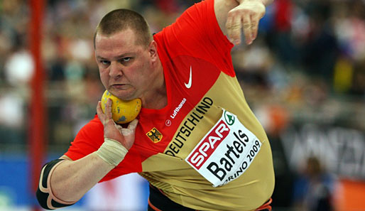 Kugelstoßer Ralf Bartels holte bei der WM 2005 in Helsinki die Bronzemedaille