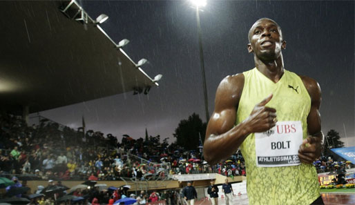 Usain Bolt gewann bei den Olympischen Spielen in Peking drei Goldmedaillen