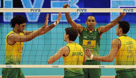 Im Finale der Volleyball-Weltliga setzte sich Brasilien gegen den Gastgeber Serbien durch