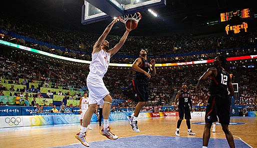 Pau Gasol (l.) von den Los Angeles Lakers ist zweifacher NBA-Allstar (2006 und 2009)