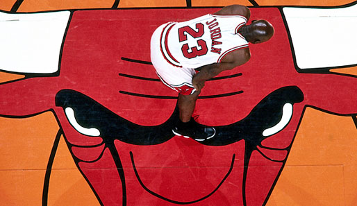 Michael Jordan gewann mit den Chicago Bulls sechs Mal die NBA-Meisterschaft