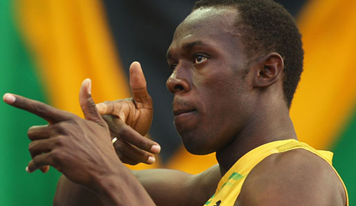 Der Superstar der Leichtathletik-Szene: Usain Bolt