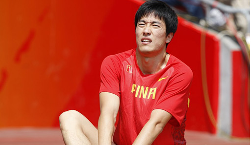 Liu Xiang gewann 2004 in Athen olympisches Gold über 110 Meter Hürden