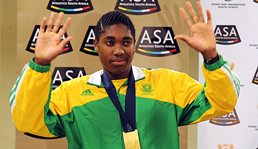Caster Semenya holte bei der Leichtathletik-WM in Berlin über 800 Meter die Gold-Medaille