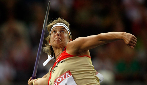 Steffi Nerius gewann in Berlin ihre erste WM-Goldmedaille