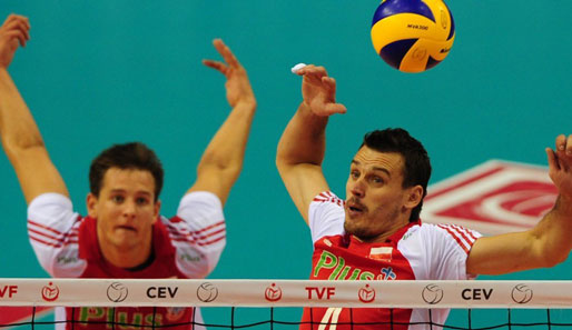 Stehen im EM-Halbfinale: Polens Volleyballer