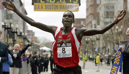 Robert Cheruiyot aus Kenia gewann 2008 den Boston-Marathon, in Frankfurt wurde er 2009 Zweiter