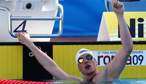 Paul Biedermann besiegte bei der WM in Rom Superstar Michael Phelps mit neuem Weltrekord