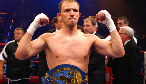 Jürgen Brähmer ist seit 13. November 2009 WBO-Weltmeister im Halbschwergewicht