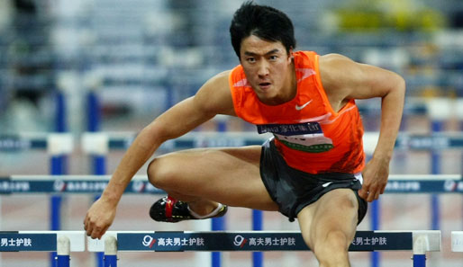 Hält mit 12,88 Sekunden den Weltrekord über 110m Hürden: Der Chinese Liu Xiang