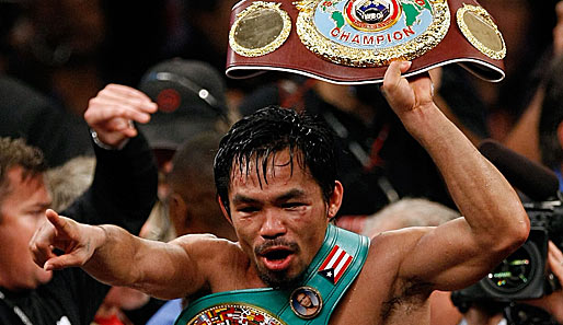 Manny Pacquiao holte in sieben Gewichtsklassen den WM-Titel