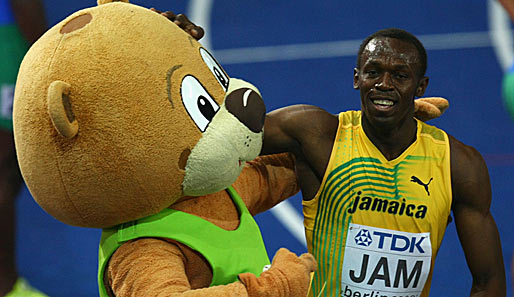 Usain Bolt stellte bei der WM 2009 in Berlin zwei Weltrekorde auf
