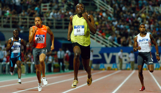 Dreifach-Weltmeister und -Olympiasieger Usain Bolt repräsentiert als Diplomat Jamaika