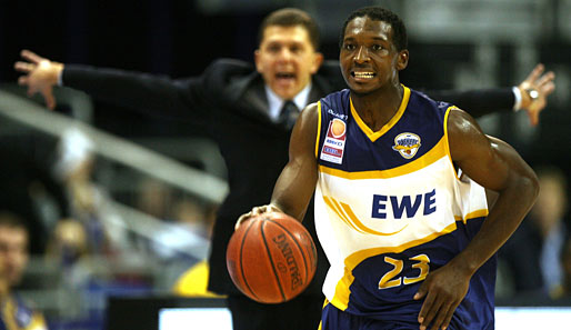 Rickey Paulding spielt seit 2007 für die EWE Baskets Oldenburg