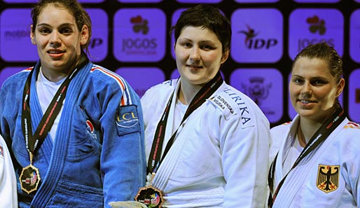 Franziska Konitz (r.) gewann bei der EM vor zwei Jahren die Bronzemedaille