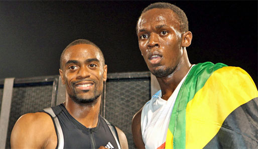 Usain Bolt und Tyson Gay treffen im August zum ersten Mal im Jahr 2010 aufeinander