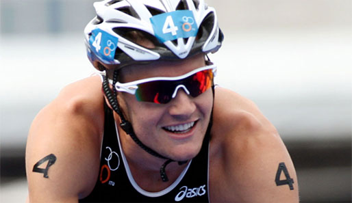 Jan Frodeno gewann 2008 in Peking Olympia-Gold