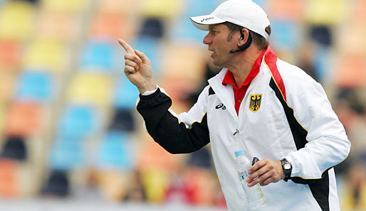 Bundestrainer Michael Behrmann übt sich vor der WM dennoch in Optimismus
