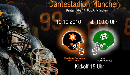 Am Sonntag, den 10.10.2010 findet in München der erste Oldstars-Bowl statt