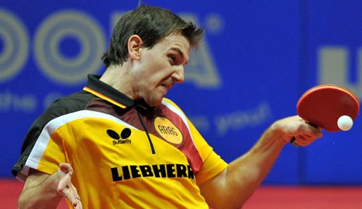 Timo Boll ist momentan der beste europäische Tischtennisspieler
