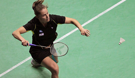 Juliane Schenk steht erstmals im Halbfinale eines Super-Series-Turniers