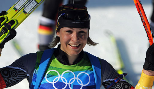 Olympiasiegerin Magdalena Neuner wird vom Verteidigungsministerium gefördert