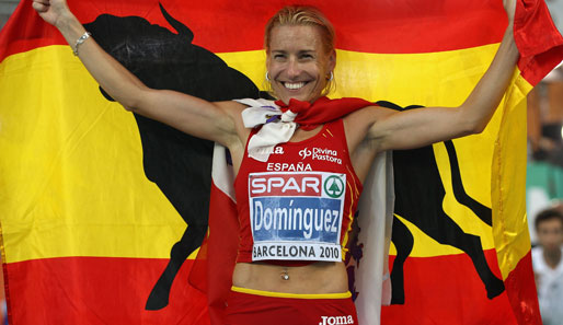 Die inzwischen suspendierte Marta Dominguez gewann zweimal Gold bei Europameisterschaften