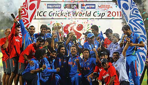 Als erstes Gastgeberland holt Indien den Cricket-WM-Titel