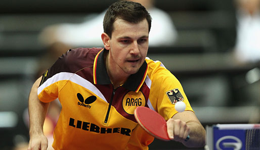 Timo Boll steht bei der Tischtennis-WM in Runde zwei