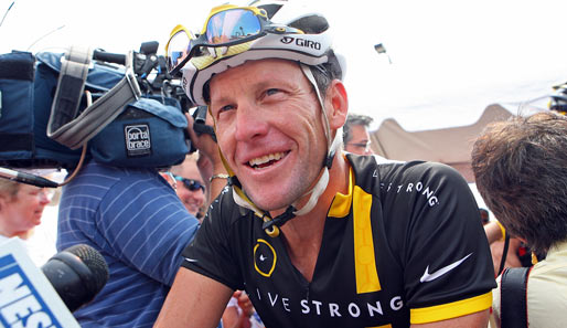 Der siebenmalige Tour-de-France-Sieger Lance Armstrong war nach einem Sturz bewusstlos