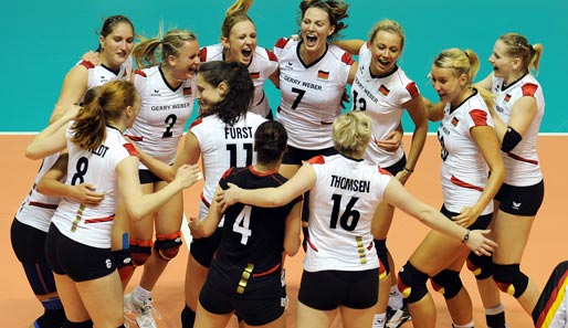 Die deutschen Volleyballerinnen sind durch den Sieg gegen Argentinien wieder auf Kurs