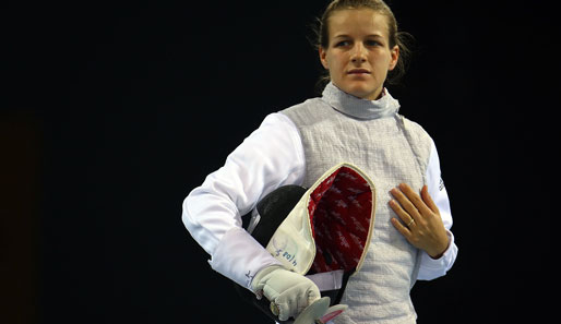 Carolin Golubytskyi wurde zum dritten Mal in Folge deutsche Meisterin im Florett