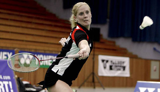 Karin Schnaase holte bei der Badminton-EM im Finale den entscheidenden Punkt für Deutschland