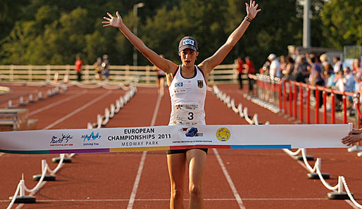 Lena Schöneborn hat die deutsche Frauenstaffel zum Weltmeistertitel geführt