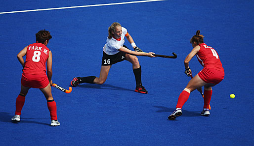 Die Hockey-Damen gewannen in Mannheim mit 3:2 gegen den Olympia-Dritten England