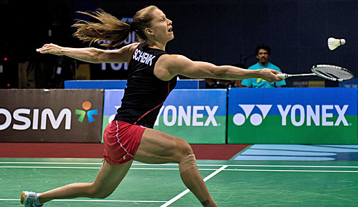 Juliane Schenk ist die beste Badmintonspielerin Deutschlands und nahm auch an Olympia teil