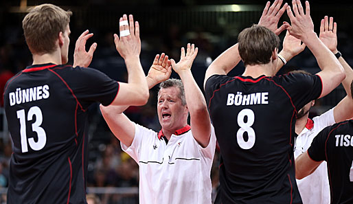 Weitermachen: Vital Heynen und die deutschen Volleyballer ist noch nichts verloren