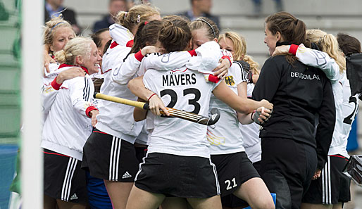 Die deutschen Hockey-Damen haben souverän das Halbfinale bei der EM in Belgien erreicht