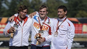 Sebastian Dietz (r.) holte bei den Paralympics die Silbermedaille