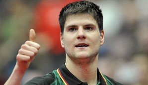 Dimitrij Ovtcharov bestritt in der ersten Runden seinen ersten Einzel-Auftritt als deutsche Nummer 1
