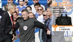 Arsene Wenger (l.) und Jose Mourinho (r.) gerieten auch 2014 aneinander