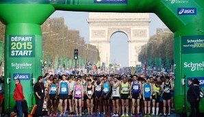 Der Marathon führt quer durch die französische Hauptstadt