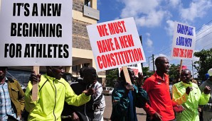 Die kenianische Bevölkerung hofft auf einen Neuanfang ihrer Athleten