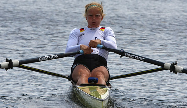 Annekathrin Thiele holte bei den Spielen in Rio im Vierer Gold